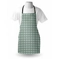 thumbnail image 3 of Nature Apron Retro Textured French Late Baroque Style Tulip Branches Botany Inspired, Unisex Kitchen Bib Apron with Adjustable Neck for Cooking Baking Gardening, Pale Sage Green White, by Ambesonne, 3 of 3
