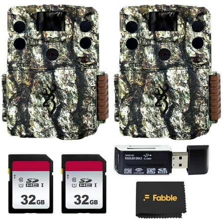 Browning Command Ops Elite 20 Trail Camera Bundle with SD Card, Batteries, and Cleaning Cloth – Complete Wildlife and Outdoor Scouting Kit for Hunting, Monitoring, and Security