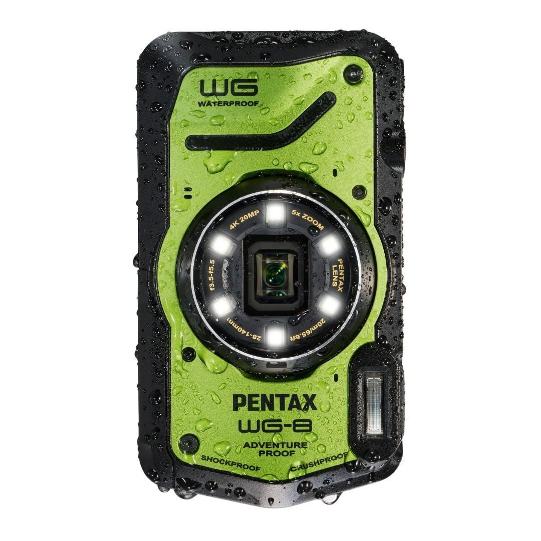 Pentax Ricoh WG-8 All-Weather Camera, Green