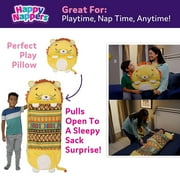 Happy Nappers: Pillow & Sleepy Sack: Large - Lion Lex - 66 x 30, 2-In-1: Plush Animal Opens Into Sleeping Bag, Soft Play & Nap Character, Kids 7+