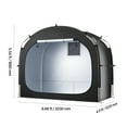 thumbnail image 4 of KFFKFF Bicycle Shelter, Accommodates 3-4 Bicycles, Roomy Outdoor Bicycle Shelter with Air Circulation Window, Water-Resistant Simple Setup Bicycle Shelter with Robust Fiberglass & Twin Zippers, 4 of 9