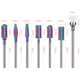 thumbnail image 3 of Juego de Brocas para uñas Vhermosa DC-7 7 piezas acrílicas de cerámica con diamante de carburo de tungsteno, 3 of 8