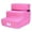 Pink, variant on Small Dog Cats Pet 3 Steps Removable Non-slip Ramp Climbing Detachable Bed Ladder