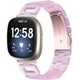 thumbnail image 2 of REQO Compatible with Fitbit Versa 4＆Sense 2 Band Women Men,Adjustable Resin bands Replacement Sport Watch Wristband Compatible with Fitbit Versa 3＆Sense bands for women men, 2 of 7