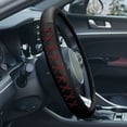 thumbnail image 2 of Genuine Leather Lace-Up Steering Wheel Cover Fits 14.5”-15.5", 2 of 5