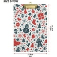 thumbnail image 3 of FMSHPON Christmas Snowman Clipboard Hardboard Wood Nursing Clip Board and Pull for Standard A4 Letter 13x9 inches, 3 of 8