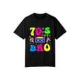 thumbnail image 4 of This Is My 70s Bro Costume T-Shirt 60's 70's Theme Party T-Shirt, OdeJous Funny T-Shirt Black, S, 4 of 5