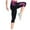 Multicolor, variant on Pants Plus Size,Womens High Waist Yoga Workout Capris Leggings Side Pockets Pants Cropped Trousers