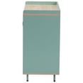 thumbnail image 5 of Baxton Studio Tavita Mid-Century Modern Two-Tone Mint Green and Oak Brown Finished Wood 2-Door Sideboard Buffet, 5 of 7