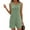 Green, variant on CheerKidz Womens Summer Casual Sleeveless Romper Dress Loose Soild Color Shorts Overalls Jumpsuit Vacation Beach Outfits 2025 with Pockets(Purple,2XL)
