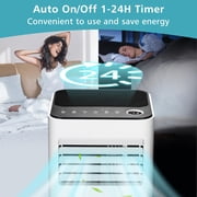 Giantex 8000 BTU (5000 BTU DOE) 250 sq ft Portable Air Conditioner, White