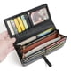 thumbnail image 4 of Monedero largo de moda para mujer de nueva generación 2024 con gran capacidad, posición para múltiples tarjetas, clip para dinero de color sólido plegable simple, 4 of 5