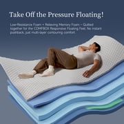 COMFBOX 12-inch King Hybrid Mattress - Medium Feel - Cooling Foam & Pressure Relief