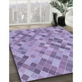 thumbnail image 3 of Ahgly Tapis d'Intérieur Lavable en Machine Carré Transitionnel Lilas Violet Vif, 5 Pieds Carré, 3 of 7