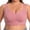 Pink, variant on Lumistal Bras for Women No Underwire Front Closure Wireless Full Cup Bra Side Breast Support Anti Sagging Comfort Bra Plus Size Bras for Women XL