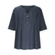 thumbnail image 4 of Eres Más Que una Camisa de Puntuación de Prueba Sexy de Manga Corta Lentejuelas Suelta Camisa de Blusa con Cuello en V, Poliéster, 4 of 9