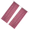 thumbnail image 3 of 1 Pc Simple Fashion Window Curtain Silver Stars Moon Blackout Curtain Heat Insulation Punching Curtain - 100x130cm (Pink), 3 of 4