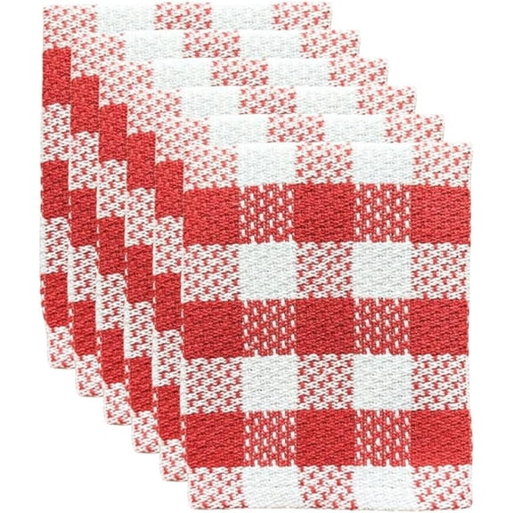 100% Cotton Buffalo Plaid Kitchen Towels, Dish Towels for Drying Dishes, Ultra Absorbent Quick Dry Hand Towels for Kitchen