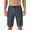 Gray, variant on Cmfcve Athletic Running Shorts for Men 9" Lightweight Quick Dry Drawstring Gym Shorts with Zipper Pockets