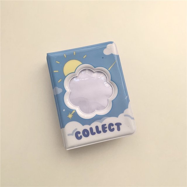 1pc 3 Pulgadas Kpop Photocard Holder Book, 40 Bolsillos Mini Álbum De Fotos, Kpop Idol Album Photocard Holder Flowers Hollow Album