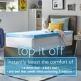 thumbnail image 6 of Comfort Revolution 4" Memory Foam Mattress Topper, Full, 6 of 16