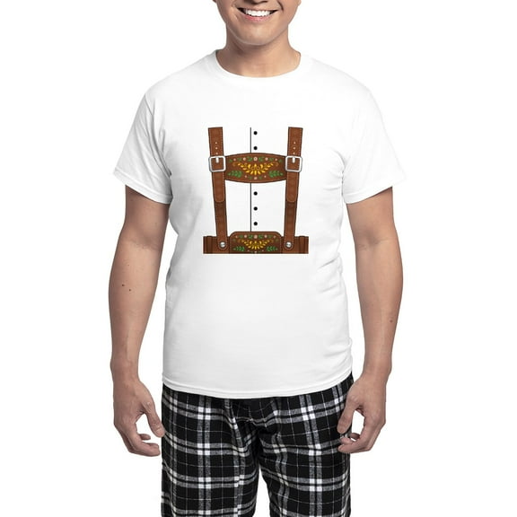 CafePress - Lederhosen Oktoberfest - Men's Light Loose Fit Cotton Pajama Set