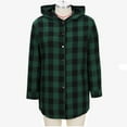 thumbnail image 3 of UPPADA Womens Plaid Shacket Button Down Long Sleeve Shirt Fall Outfits Shirt Jacket Buffalo Plaid Shirts Ladies Trendy Fall Clothes,Green Plaid Shirt,M, 3 of 9