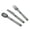 Grey, variant on Sportteer Camping Tableware Set Magnetic Utensils Set Metal Flatware Food Grade Polished Surface Outdoor Travel Fork Spoon Camping Utensils Kit Magnetic Utensils Set