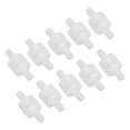 thumbnail image 2 of 10 Pcs 1 Way Check Valve Translucent Water Stop Hose Check Valve with Spring for Chemical Industry 8mm/0.3in, 2 of 5