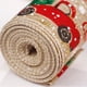 thumbnail image 5 of Cinta navideña, para envolver regalos, decoración de lazos de corona, cintas de tela rústica, decoración de fiestas navideñas, 10 m, 5 of 5