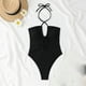 thumbnail image 5 of Trajes de baño de una pieza para mujer Traje de baño de color sólido para mujer Bikini femenino con traje de baño sin tirantes traje de baño para mujer, 5 of 6
