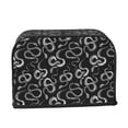 thumbnail image 2 of Yiaed Snake Print Two Slice Bread Machine Cover, Universal Size Kitchen Appliance Cover for Bread Machine,Bread Machine Cover, 2 of 7