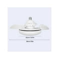 thumbnail image 4 of 48W Ceiling Fan Light E27 Home Fixtures Quiet Motor Ceiling Fan LED Light Plastic Texture Suitable for Indoor Use, 4 of 11