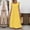 *Yellow, variant on ClodeEU Women's Round Neck Ruffle Cap Sleeve Maxi Dress, Casual Loose Fit Dress Beige,Women's Plus L