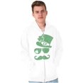 thumbnail image 3 of St Patricks Day Irish Leprechaun Zip Up Hoodie Men's Women's Brisco Brands M, 3 of 6