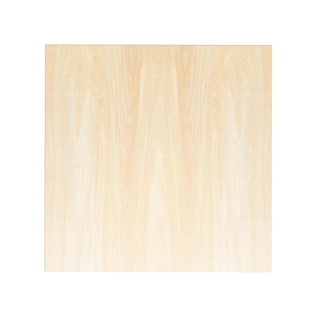 Lámina de madera de tilo sin acabado para manualidades, lámina de madera contrachapada para arquitectura 3 mm