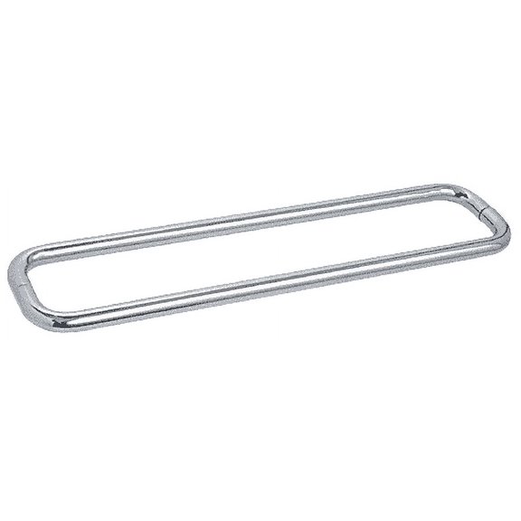 CRL BPD30CH Chrome 30" Back-to-Back Solid 3/4" Diameter Towel Bars Without Metal Washers