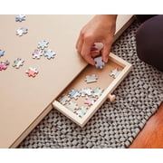Wooden Jigsaw Puzzle Table | Puzzle Storage System | 35 x 2 x 28 Inches