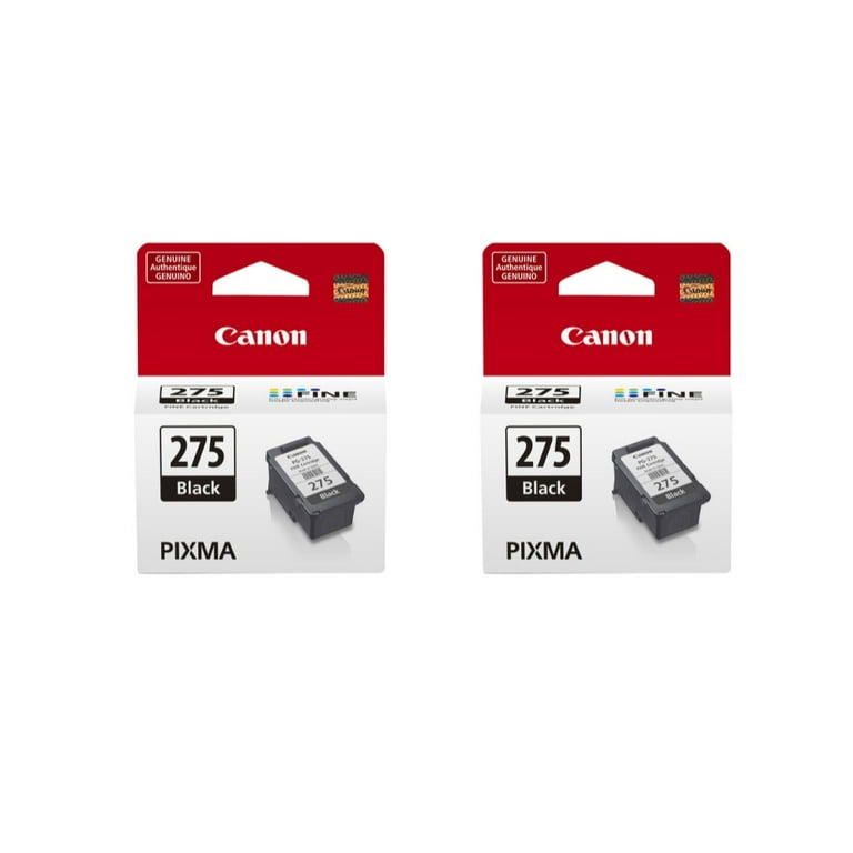 Canon PG-275 Black Ink Cartridge, 2 Pack - Walmart.com