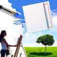 thumbnail image 3 of Cheers White Blank Rectangle Canvas Board Wooden Frame Art Artist Oil Acrylic Paints, 3 of 7