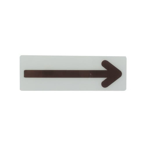 3" X 9" Deco "Arrow" Plastic Sign