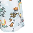 thumbnail image 4 of Disney Pixar Toy Story Woody Buzz Lightyear Bo Peep Little Girls French Terry Romper Infant to Big Kid, 4 of 5
