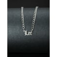 thumbnail image 2 of 1pc Stainless Steel English First Name Last Name Men's Pendant Necklace Suitable for Party Wearing Couple Commemorative Gift, 2 of 5