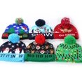 thumbnail image 3 of Gorro de punto de alto grado para niños y adultos, gorro de lana con luz LED de siete colores, cálido y frío, regalo de fiesta, gorros navideños, 3 of 4