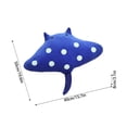 thumbnail image 3 of 20 Inch Soft Marine Animal Manta Ray Plush Toy, Cuddly Spotted Stuffed Pillow Doll with Cozy Fluffy Fabric, Perfect for Snuggling, Napping and Home Decor, Ideal Gift for Family, Ad, 3 of 6