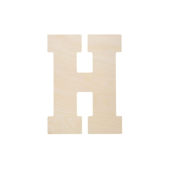Good Wood By Leisure Arts Letter 13" H, Wooden Letters, Wood Letters, Wooden Letters Wall Decor, Large Letters 13 Inch, Small For Crafts