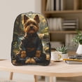 thumbnail image 5 of Honeii Forest Creek Cute Dog Print Clear Backpack Heavy Duty Transparent Bag 17" See Through BookBag for Women Men Adults Work Festival Sports Travel, 5 of 7