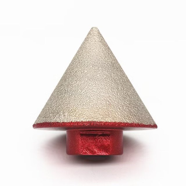 JM Herramienta de biselado de diamante ICED, baldosa de cerámica de piedra, broca de escariado de vidrio Diámetro 48, 5/8-11 hilo 1 pieza Electrónica