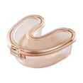 thumbnail image 4 of Estuche de limpieza para dentaduras postizas, protección dental, contenedor para aparatos de ortodoncia, práctico Naranja, 4 of 9