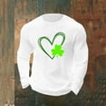 thumbnail image 4 of Posijego Big and Tall Mens St Patrick's Day Shirt Slim Muscle Long Sleeve Basic Tee Shirts Stretch Pullover Tops, 4 of 5